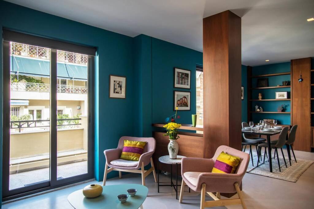 Stylish Decorated Apartment In Kolonaki Афины Экстерьер фото
